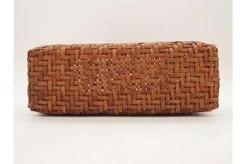国産　山葡萄籠バッグ　やまぶどう　シンプルで使いやすい籠バッグ(手提げ袋、バック、鞄、カゴバッグ、かご、山ぶどう)(R-077918)