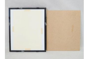 真作　橋本広喜　絵夢工房　サイン入り　墨彩画　色彩の濃淡が味わい深いリトグラフ2点セット(版画、風景画、版画、秋、冬、雪、銀杏、寺、壁掛け、額装)(R-077920)