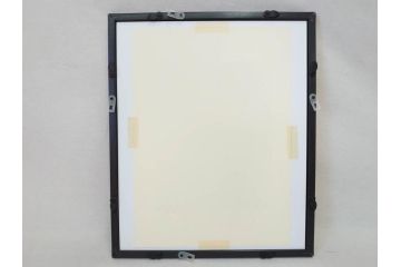 真作　橋本広喜　絵夢工房　サイン入り　墨彩画　色彩の濃淡が味わい深いリトグラフ2点セット(版画、風景画、版画、秋、冬、雪、銀杏、寺、壁掛け、額装)(R-077920)