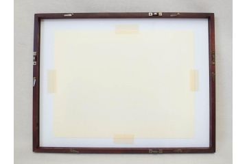 真作　1999年　橋本広喜　絵夢工房　サイン入り　「春イメージ」121/270　「夏イメージ」25/270　墨彩画　豊かな自然を感じられるリトグラフ2点セット(版画、風景画、花、山、水辺、田園、壁掛け、額装、外箱付き)(R-077921)