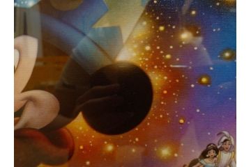 真作　三田恒夫　TSUNEO SANDA　ディズニー　「Mickey’s　Party」　限定115/195　WDINT20　ミッキーと仲間たちの賑やかな雰囲気が伝わってくる版画(ジクレー、ジークレー、印刷、額付き、外箱付き)(R-077924)