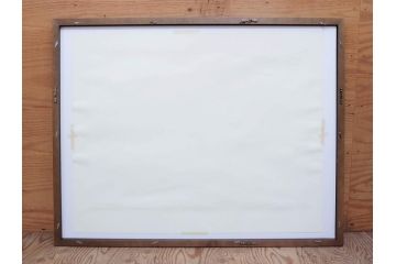 真作　2002年　橋本広喜　絵夢工房　「滝桜」　3/70　サイン入り　墨彩画　春の息吹を感じさせる満開の桜が美しいリトグラフ(版画、額付き、外箱付き)(R-077925)