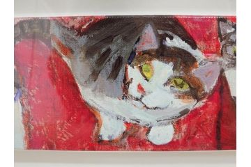 真作　久下貴史　「どこからどこまでフェデリコ」　限定39/50　サイン入り　猫の様々な表情に心が和むジクレー(Federico from End to End、版画、ジークレー、絵画、額装、額付き、外箱付き)(R-077927)