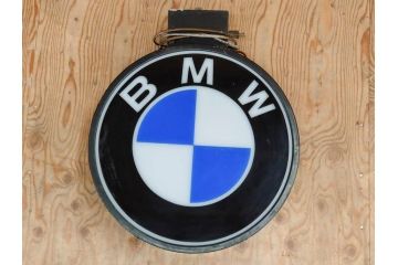 ビンテージ　レア!　BMW(ビー・エム・ダブリュー)　お部屋のアクセントになる電光看板(ヴィンテージ、ネオン、電気、電飾、ビーエム、車)(R-077930)