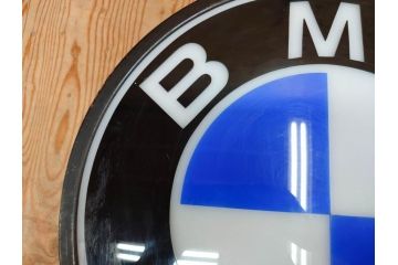 ビンテージ　レア!　BMW(ビー・エム・ダブリュー)　お部屋のアクセントになる電光看板(ヴィンテージ、ネオン、電気、電飾、ビーエム、車)(R-077930)