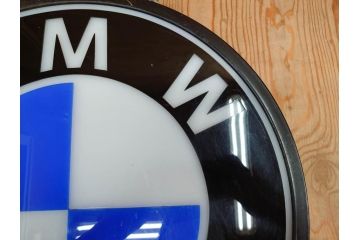 ビンテージ　レア!　BMW(ビー・エム・ダブリュー)　お部屋のアクセントになる電光看板(ヴィンテージ、ネオン、電気、電飾、ビーエム、車)(R-077930)