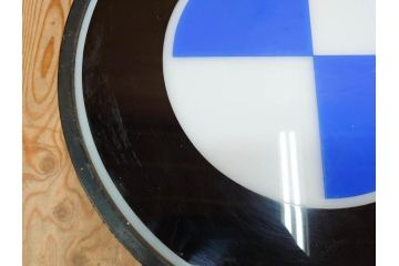 ビンテージ　レア!　BMW(ビー・エム・ダブリュー)　お部屋のアクセントになる電光看板(ヴィンテージ、ネオン、電気、電飾、ビーエム、車)(R-077930)