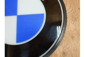 ビンテージ　レア!　BMW(ビー・エム・ダブリュー)　お部屋のアクセントになる電光看板(ヴィンテージ、ネオン、電気、電飾、ビーエム、車)(R-077930)