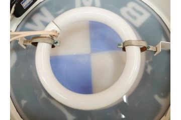 ビンテージ　レア!　BMW(ビー・エム・ダブリュー)　お部屋のアクセントになる電光看板(ヴィンテージ、ネオン、電気、電飾、ビーエム、車)(R-077930)