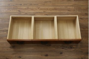 中古　美品!!　上質な和の空間を演出する水屋箪笥(食器棚、茶箪笥、戸棚、収納棚、キャビネット)(R-077937)