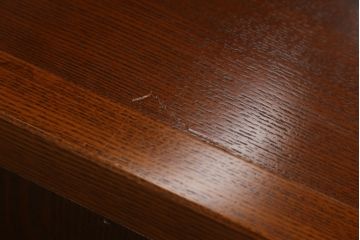 中古　美品!!　上質な和の空間を演出する水屋箪笥(食器棚、茶箪笥、戸棚、収納棚、キャビネット)(R-077937)