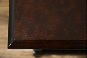 中古　松本民芸家具　#25型スツール・テーブル　クラシカルなデザインがお洒落なサイドテーブル　(R-077948)