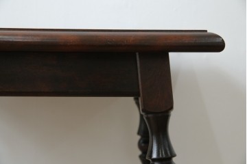 中古　松本民芸家具　#25型スツール・テーブル　クラシカルなデザインがお洒落なサイドテーブル　(R-077948)