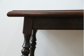 中古　松本民芸家具　#25型スツール・テーブル　クラシカルなデザインがお洒落なサイドテーブル　(R-077948)