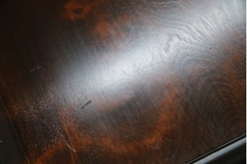 中古　松本民芸家具　#25型スツール・テーブル　クラシカルなデザインがお洒落なサイドテーブル　(R-077948)