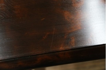 中古　松本民芸家具　#25型スツール・テーブル　クラシカルなデザインがお洒落なサイドテーブル　(R-077948)