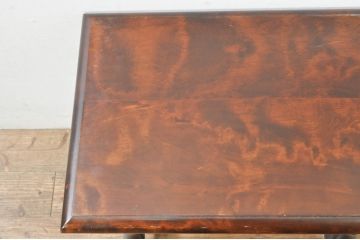 中古　松本民芸家具　#25型スツール・テーブル　クラシカルなデザインがお洒落なサイドテーブル(コーヒーテーブル、カフェテーブル、花台、飾り台、椅子、イス)(R-077948)