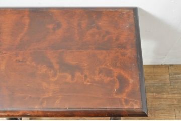 中古　松本民芸家具　#25型スツール・テーブル　クラシカルなデザインがお洒落なサイドテーブル(コーヒーテーブル、カフェテーブル、花台、飾り台、椅子、イス)(R-077948)