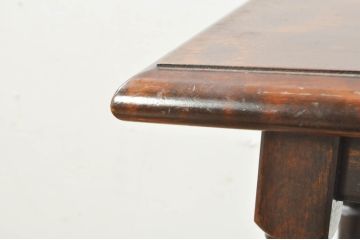 中古　松本民芸家具　#25型スツール・テーブル　クラシカルなデザインがお洒落なサイドテーブル(コーヒーテーブル、カフェテーブル、花台、飾り台、椅子、イス)(R-077948)
