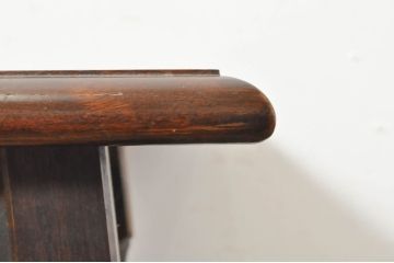 中古　松本民芸家具　#25型スツール・テーブル　クラシカルなデザインがお洒落なサイドテーブル(コーヒーテーブル、カフェテーブル、花台、飾り台、椅子、イス)(R-077948)