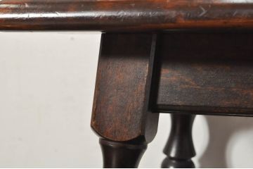 中古　松本民芸家具　#25型スツール・テーブル　クラシカルなデザインがお洒落なサイドテーブル(コーヒーテーブル、カフェテーブル、花台、飾り台、椅子、イス)(R-077948)