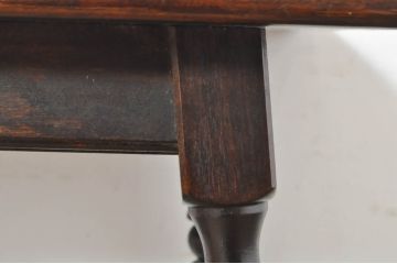 中古　松本民芸家具　#25型スツール・テーブル　クラシカルなデザインがお洒落なサイドテーブル(コーヒーテーブル、カフェテーブル、花台、飾り台、椅子、イス)(R-077948)