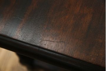 中古　松本民芸家具　#25型スツール・テーブル　クラシカルなデザインがお洒落なサイドテーブル(コーヒーテーブル、カフェテーブル、花台、飾り台、椅子、イス)(R-077949)