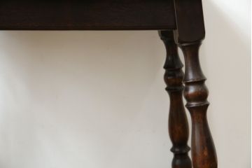 中古　松本民芸家具　#25型スツール・テーブル　クラシカルなデザインがお洒落なサイドテーブル(コーヒーテーブル、カフェテーブル、花台、飾り台、椅子、イス)(R-077949)