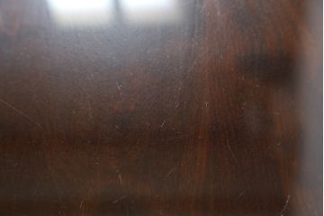 【E様専用】中古　松本民芸家具　#25型スツール・テーブル　クラシカルなデザインがお洒落なガラス天板付きサイドテーブル(コーヒーテーブル、カフェテーブル、花台、飾り台、椅子、イス)(R-077950)