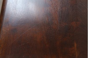 【E様専用】中古　松本民芸家具　#25型スツール・テーブル　クラシカルなデザインがお洒落なガラス天板付きサイドテーブル(コーヒーテーブル、カフェテーブル、花台、飾り台、椅子、イス)(R-077950)
