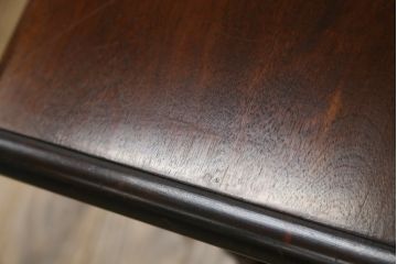 【E様専用】中古　松本民芸家具　#25型スツール・テーブル　クラシカルなデザインがお洒落なガラス天板付きサイドテーブル(コーヒーテーブル、カフェテーブル、花台、飾り台、椅子、イス)(R-077950)