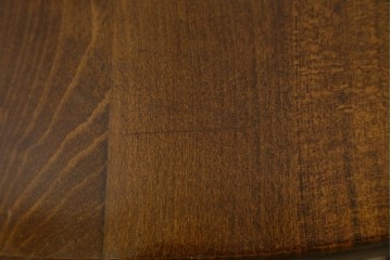 中古　飛騨産業　キツツキマーク　艶のある塗りが美しいハイチェア　※回転機構不具合あり　(R-077952)