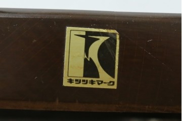 中古　飛騨産業　キツツキマーク　艶のある塗りが美しいハイチェア　※回転機構不具合あり　(R-077952)
