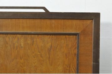 和製アンティーク　大正ロマン　シンプルでモダンなパーテーション(衝立て、つい立て、衝い立て、間仕切り)(R-077954)