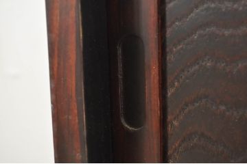 中古　アンティーク調　和のお部屋作りに取り入れやすい両面使いの小さな階段箪笥(和たんす、収納箪笥、引き出し)(R-077966)