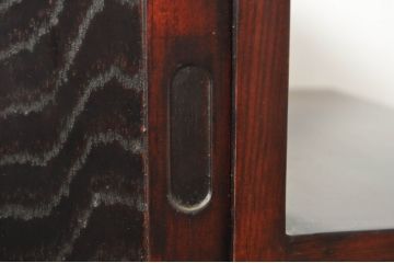 中古　アンティーク調　和のお部屋作りに取り入れやすい両面使いの小さな階段箪笥(和たんす、収納箪笥、引き出し)(R-077966)