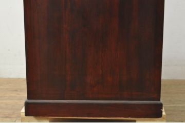 中古　アンティーク調　和のお部屋作りに取り入れやすい両面使いの小さな階段箪笥(和たんす、収納箪笥、引き出し)(R-077966)