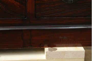 中古　アンティーク調　和のお部屋作りに取り入れやすい両面使いの小さな階段箪笥　(R-077966)