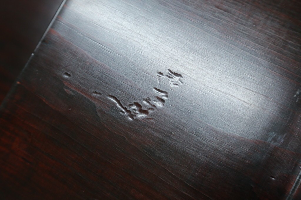 中古　アンティーク調　和のお部屋作りに取り入れやすい両面使いの小さな階段箪笥　(R-077966)