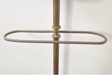 イタリアアンティーク　クラシカルで品のある佇まいが魅力の真鍮(しんちゅう)製ハンガーラック(コートハンガー、洋服掛け、帽子掛け、傘立て、ディスプレイスタンド、ディスプレイラック、店舗什器)(R-077974)