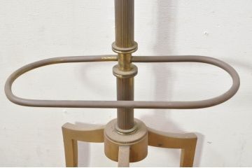 イタリアアンティーク　クラシカルで品のある佇まいが魅力の真鍮(しんちゅう)製ハンガーラック(コートハンガー、洋服掛け、帽子掛け、傘立て、ディスプレイスタンド、ディスプレイラック、店舗什器)(R-077974)