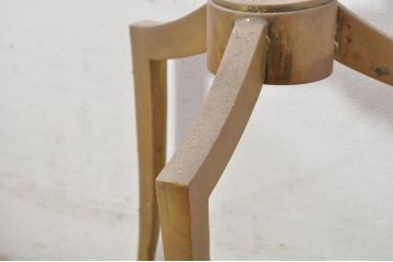 イタリアアンティーク　クラシカルで品のある佇まいが魅力の真鍮(しんちゅう)製ハンガーラック(コートハンガー、洋服掛け、帽子掛け、傘立て、ディスプレイスタンド、ディスプレイラック、店舗什器)(R-077974)