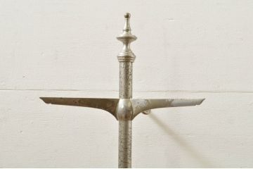 フランスアンティーク　インダストリアルな雰囲気がおしゃれなディスプレイスタンド(ディスプレイラック、飾り棚、陳列棚、店舗什器)(R-077976)