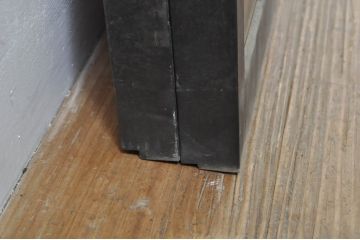 アンティーク建具　片面ガラス　和の空間を演出する小さな組子窓2枚セット(ガラス窓、ガラス戸、格子戸、引き戸)(R-077983)