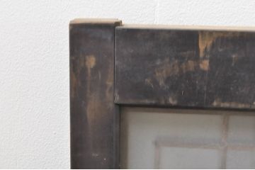 アンティーク建具　両面ガラス　和モダンの雰囲気が魅力的な書院戸4枚セット(書院窓、ガラス戸、引き戸)(R-077984)