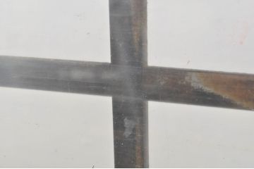 中古　特注品　可憐な雰囲気が素敵なアイアン製のメニュースタンド(メニュー立て、ディスプレイ、店舗什器)(R-077990)