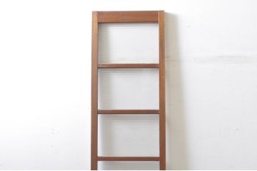 アンティーク建具　ペイント仕上げ限定　どこか懐かしい雰囲気を醸し出す縦長窓1枚(ガラス欄間、明かり取り、明り取り、FIX窓、フィックス窓、ガラス窓、嵌め殺し)(R-077996)
