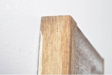 アンティーク建具　ペイント仕上げ限定　どこか懐かしい雰囲気を醸し出す縦長窓1枚(ガラス欄間、明かり取り、明り取り、FIX窓、フィックス窓、ガラス窓、嵌め殺し)(R-077996)