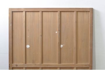 アンティーク建具　時を経た風合いが味わい深い板戸1枚(木製扉)(R-077997)