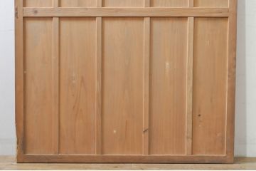 アンティーク建具　時を経た風合いが味わい深い板戸1枚(木製扉)(R-077997)